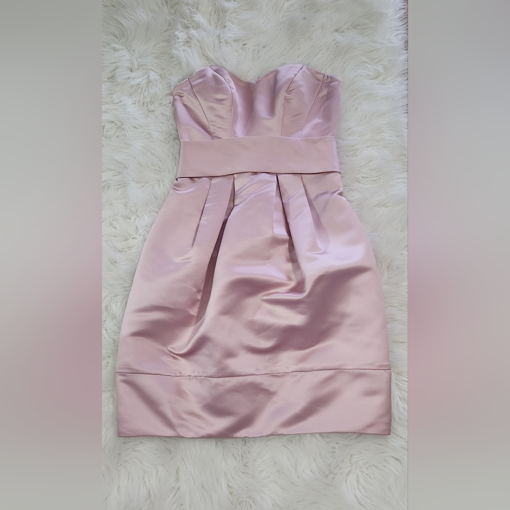 Priscilla of Boston Light Pink Bridesmaid Dress, Size 2